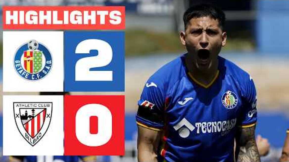 GETAFE CF 2 - 0 ATHLETIC CLUB | RESUMEN LALIGA EA SPORTS