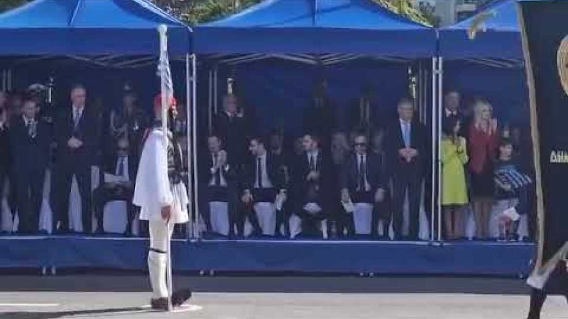 Κασσελάκης και Ανδρουλάκης στην παρέλαση της Θεσσαλονίκης