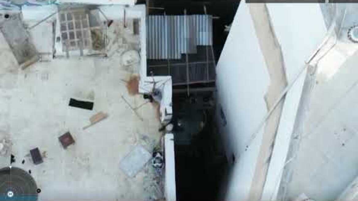 12 01 2020 Βίντεο από drone στην οδό Ματρόζου