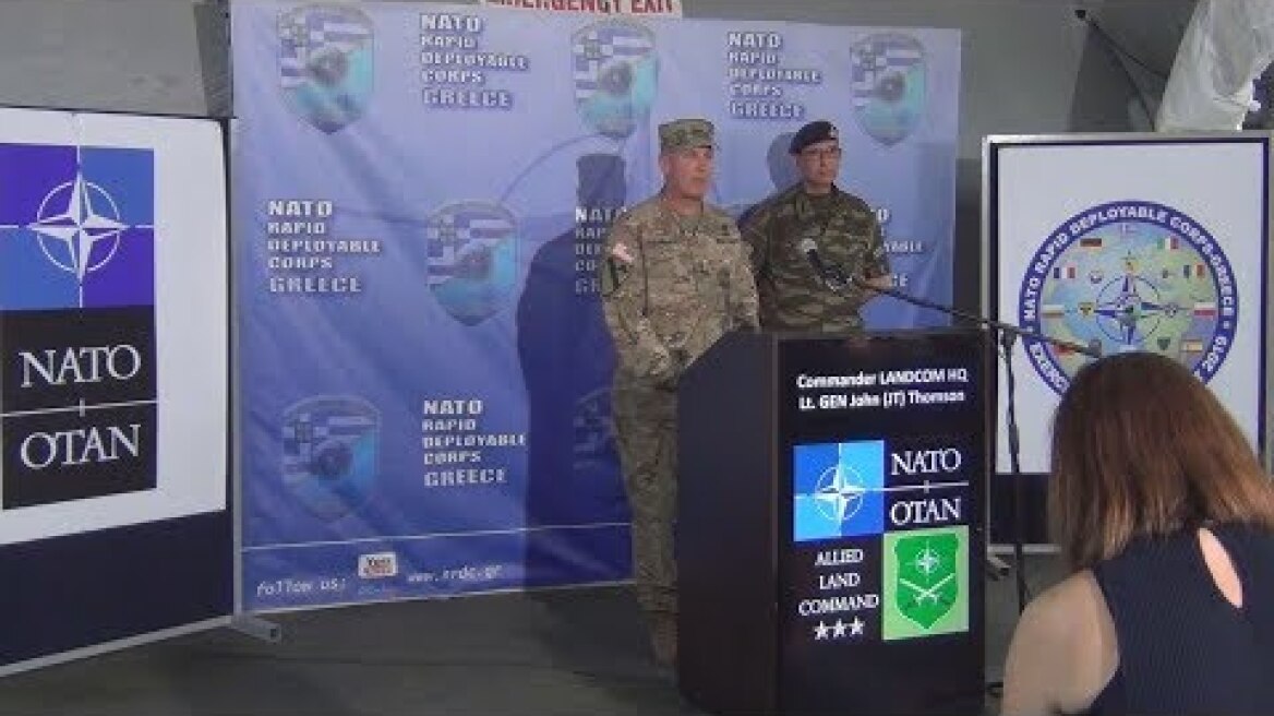 Ο διοικητής της Χερσαίας Συμμαχικής Διοίκησης του ΝΑΤΟ στη Θεσσαλονίκη