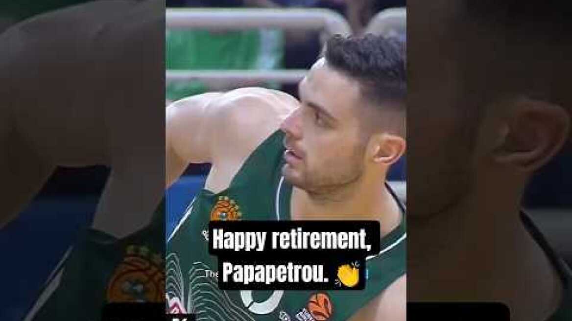 Happy retirement, Papapetrou | Panathinakos | Partizan | Olympiacos