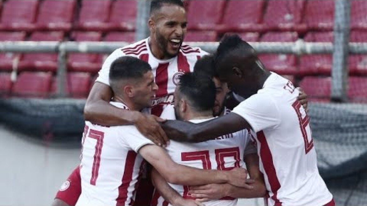 Ολυμπιακός -  ΑΕΚ 3 0  |Highlights- Super League 10η αγων - Play off {19. 07. 2020}