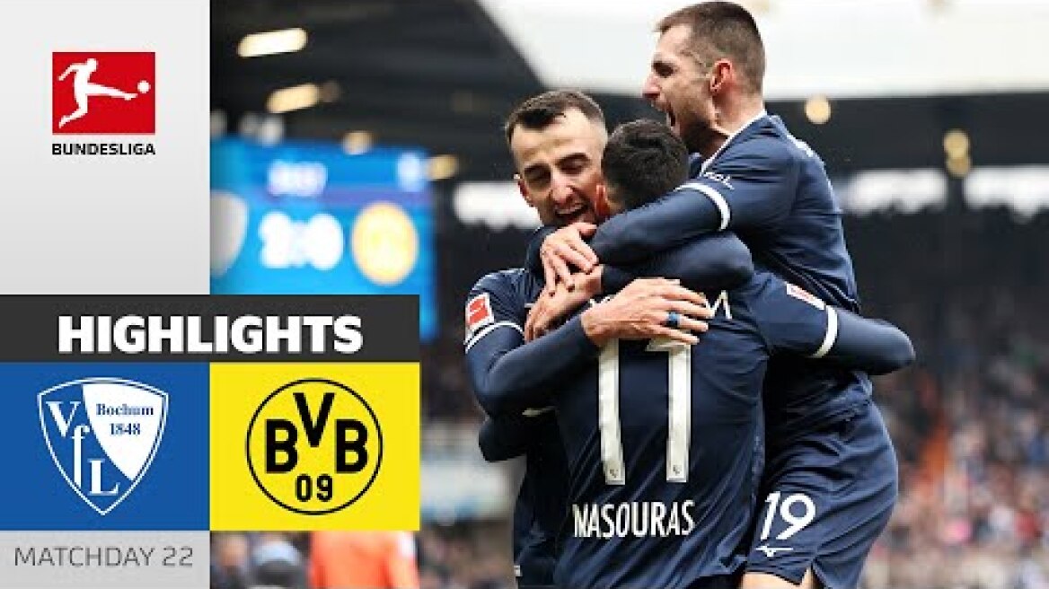 Bochum Shocks BVB! | VfL Bochum 1848 - Borussia Dortmund 2-0 | Highlights | MD 22 – Bundesliga 24/25