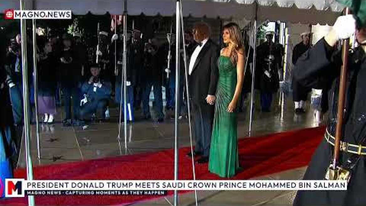 🇺🇸 Donald Trump and Melania Welcome Mohammed bin Salman for State Diner at The White House