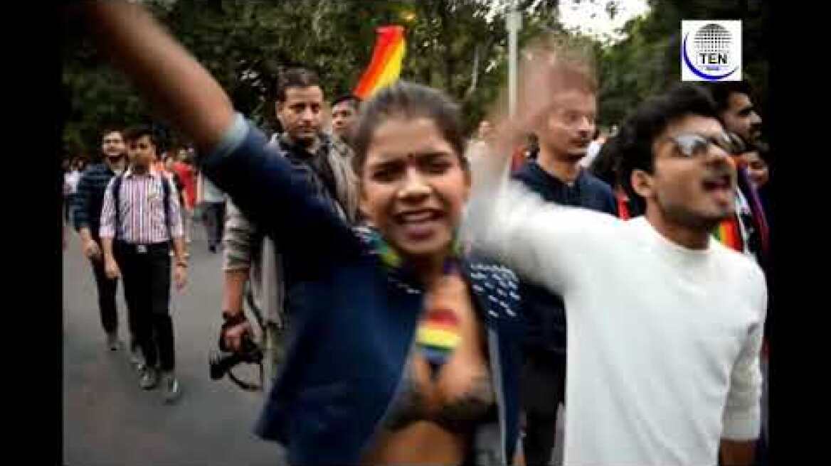 LGBTQ PRIDE PARADE 2018 | INDIA | Thousands March on Delhi Roads | India Pride March
