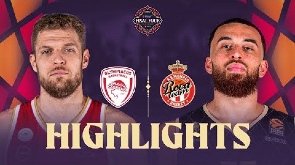 Olympiacos vs AS Monaco | Regular Season Highlights | EuroLeague 2024/25