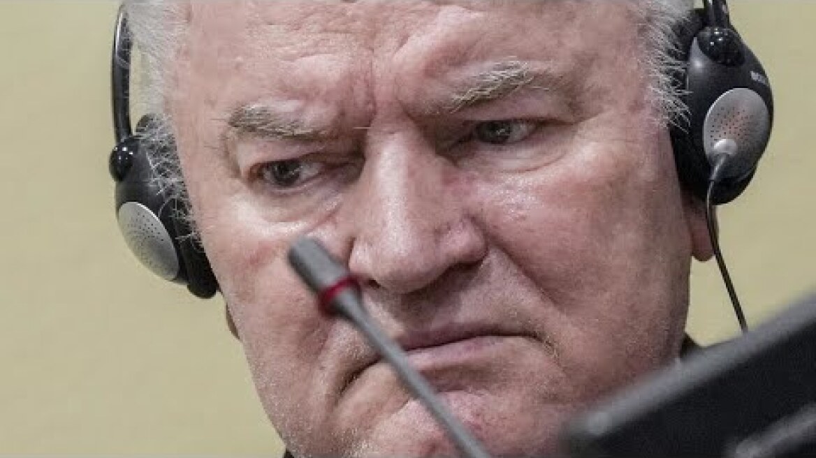 UN court upholds conviction of former Bosnian Serb military chief Mladic on war crimes charges