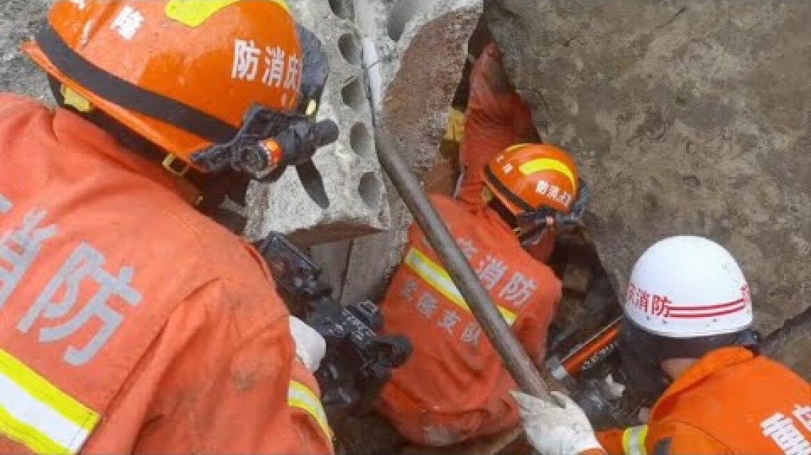 9 rescued after blast rocks canteen in China's Chongqing