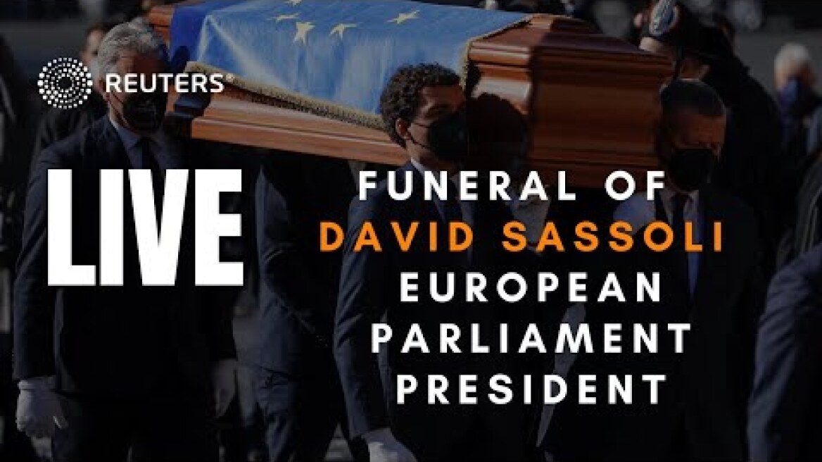 LIVE: Funeral for European Parliament President David Sassoli held in Rome