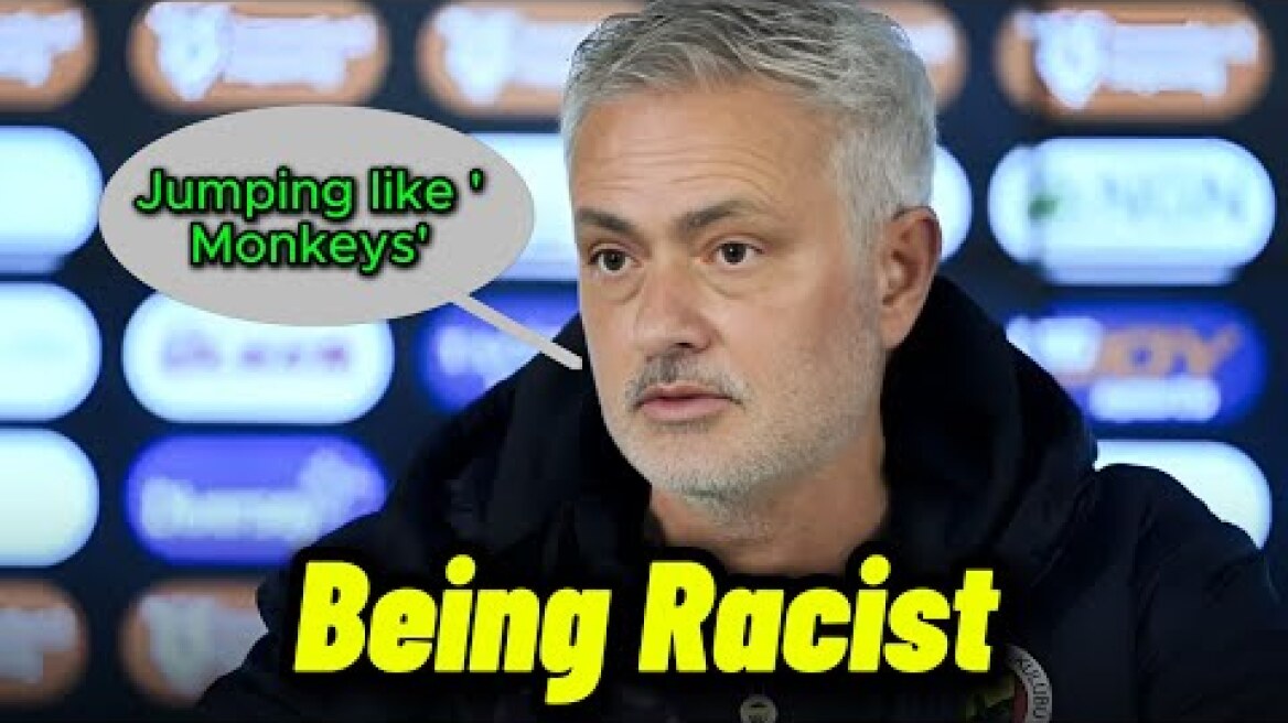 Jose Mourinho Being Racist in Press Conference