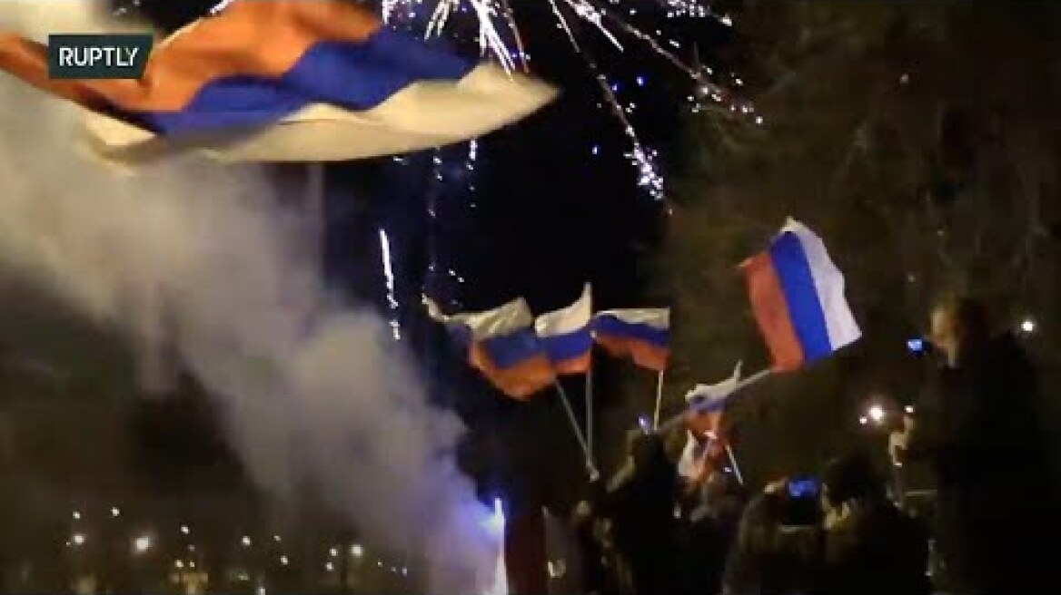 Live from Donetsk after Recognition of DPR and LNR