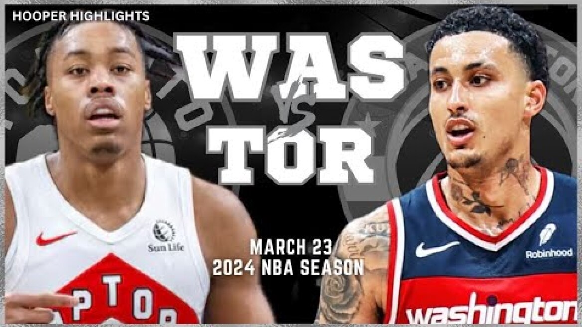 Toronto Raptors vs Washington Wizards Full Game Highlights | Mar 23 | 2024 NBA Season