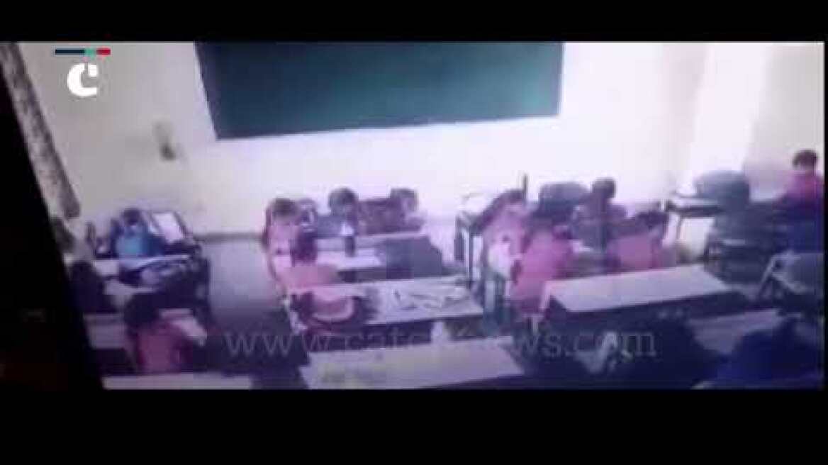 Watch: Class X student fainted after Rajasthan government school teacher beats him mercilessly