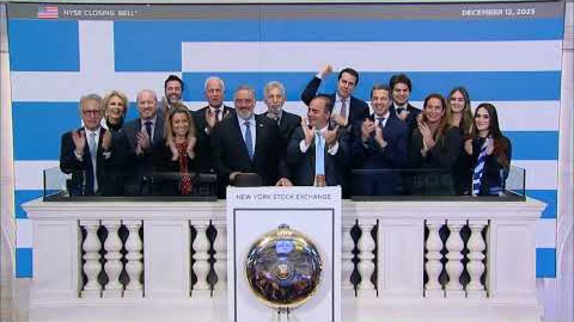 2023 Greek American Issuer Day NYSE Closing Bell