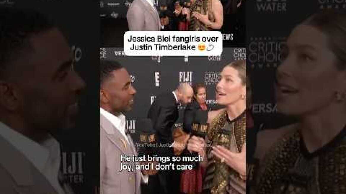 #JessicaBiel LOVES #JustinTimberlake so much😍 #celebritynews #couplegoal #interview #viralshort #yt
