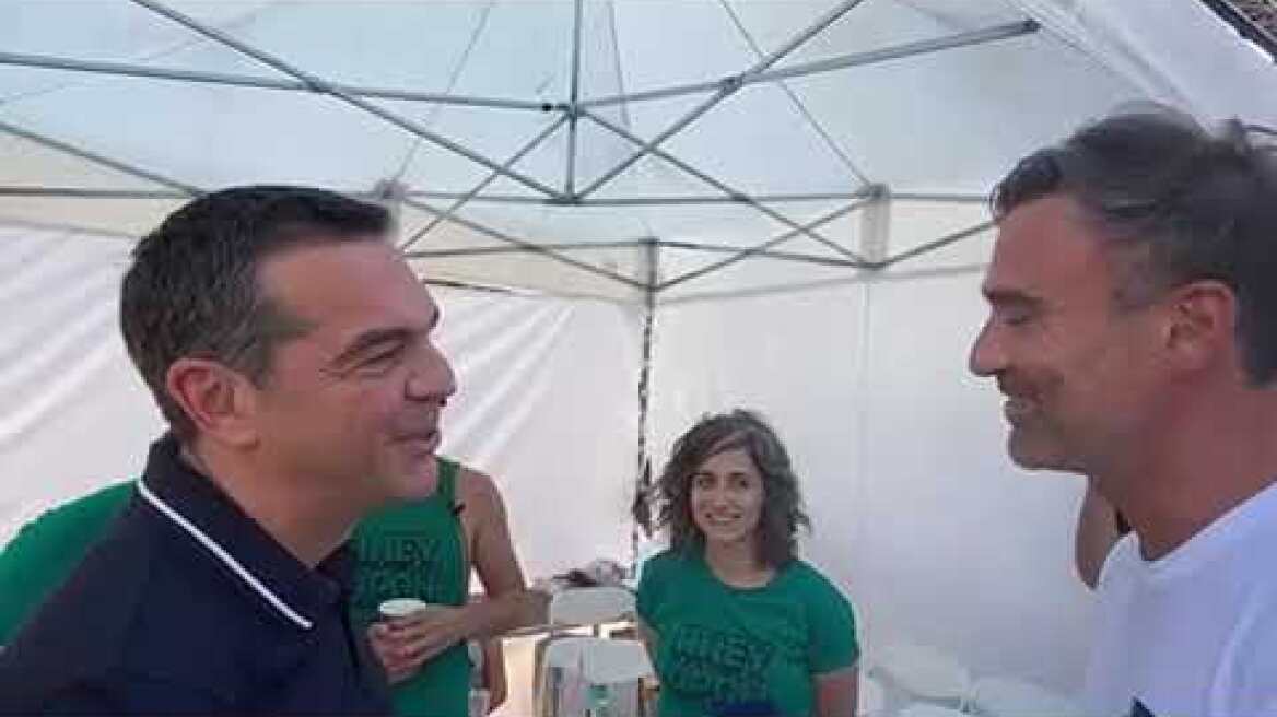 Διάλογος Τσίπρα- Καπουτζίδη στο Athens Pride 1