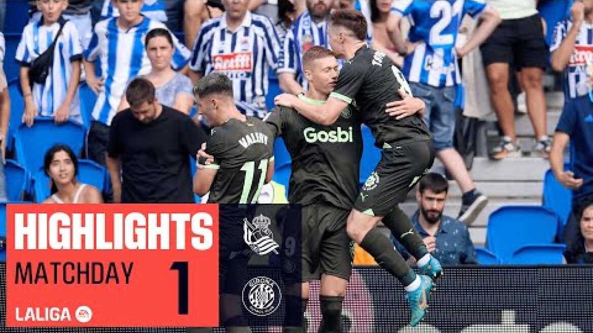 Resumen de Real Sociedad vs Girona FC (1-1)
