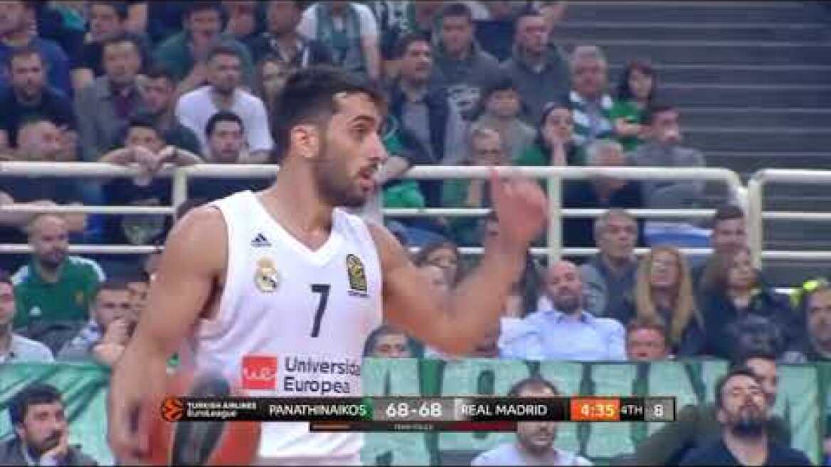 Facundo Campazzo highlights (Panathinaikos-Real Madrid: 82-89)