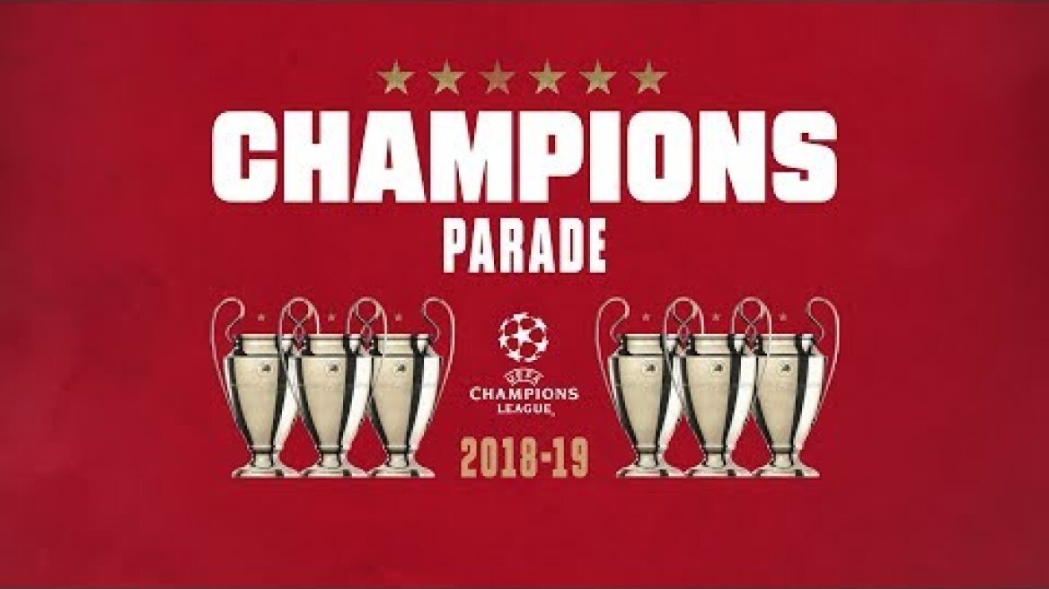 Watch Live: Liverpool's Champions League Trophy Parade