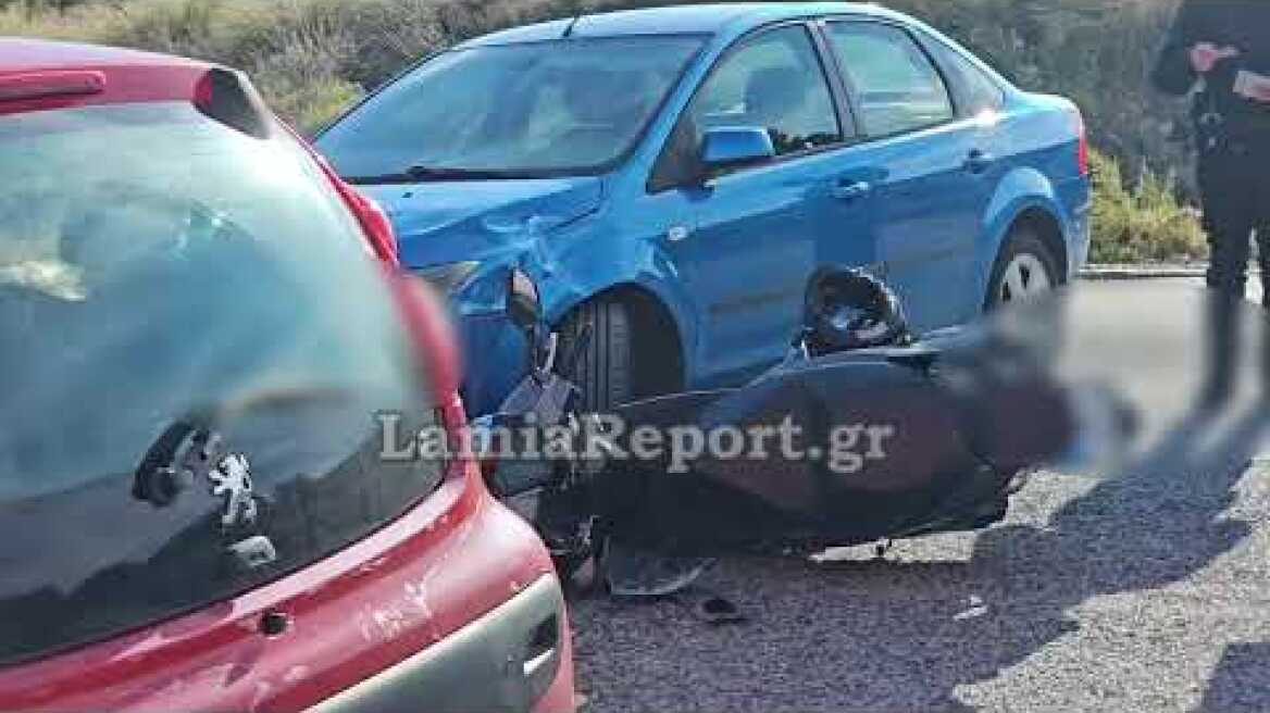 LamiaReport.gr: Τροχαίο με μηχανάκι πριν το Ice