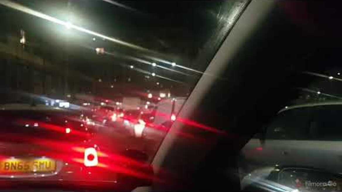 Traffic in london today before the lockdown