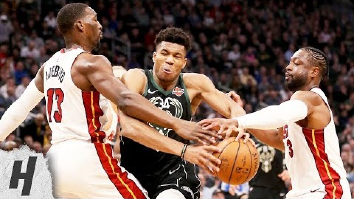Miami Heat vs Milwaukee Bucks - Full Game Highlights | March 22, 2019 | 2018-19 NBA Season