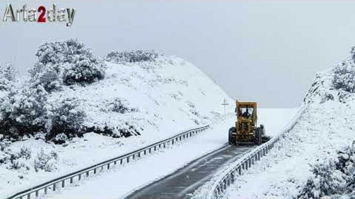 Χιόνι στην Ορεινή Άρτα