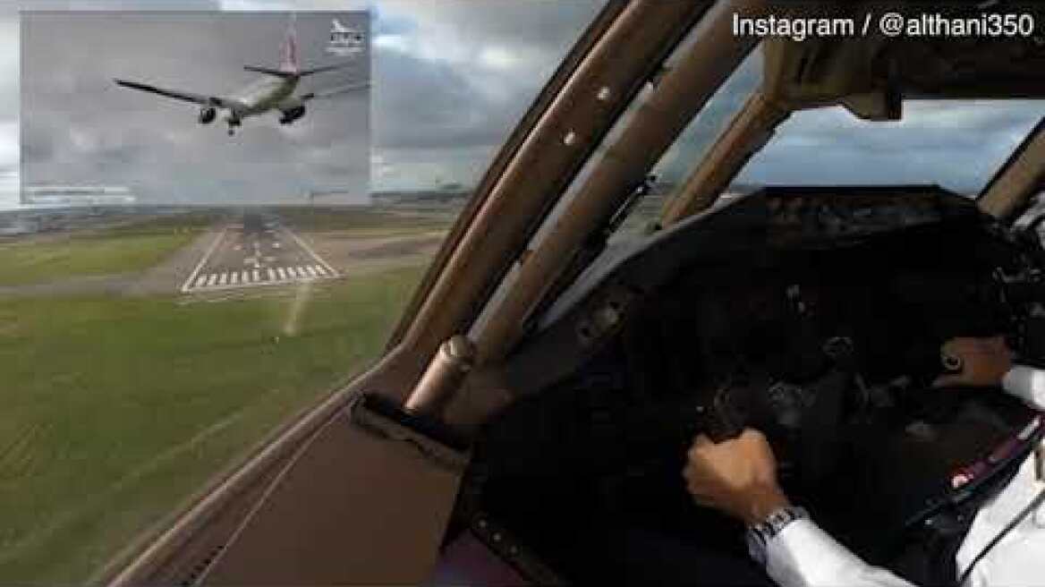 Qatar Airways pilot battles Storm Eunice and pulls off daring landing