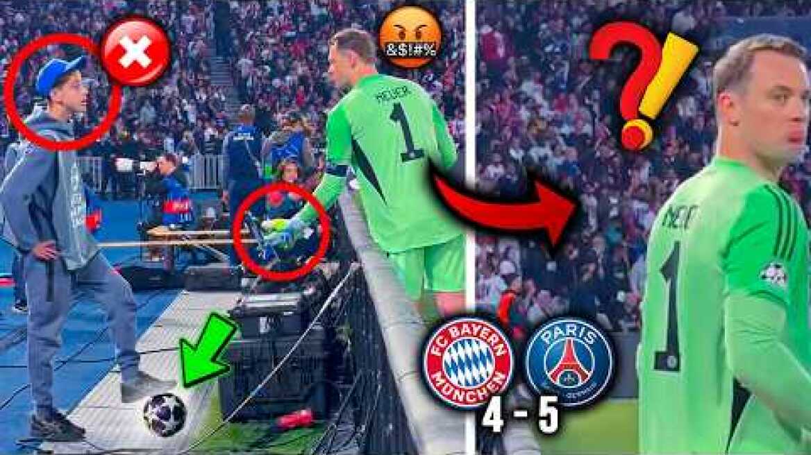 Manuel Neuer’s SHOCKED Reaction After PSG Ball Boy Refuses to Give Him the Ball! 😳 | PSG vs Bayern