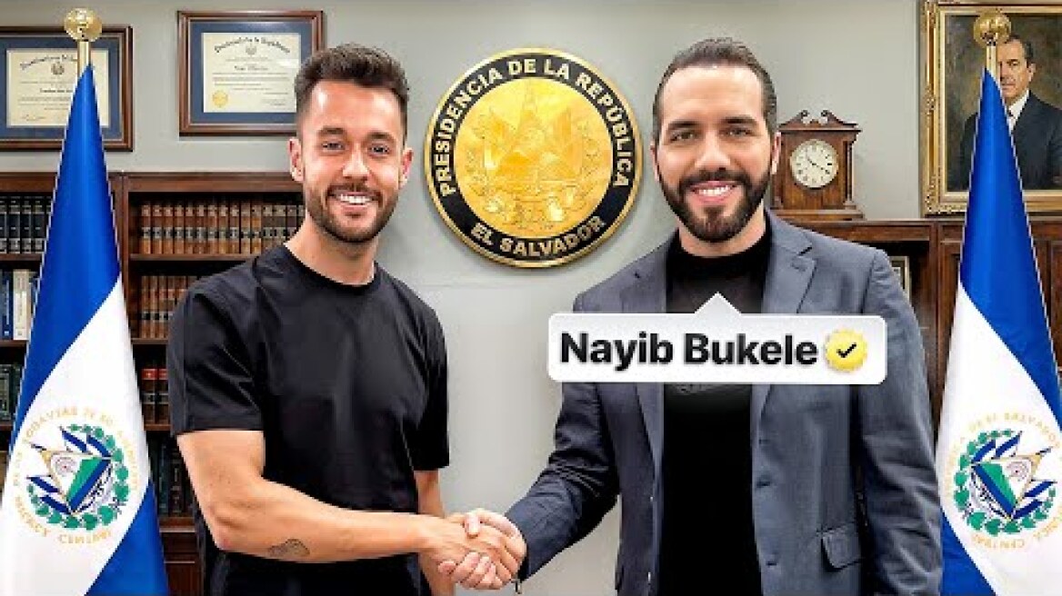 CONOCÍ A NAYIB BUKELE (PRESIDENTE DE EL SALVADOR)