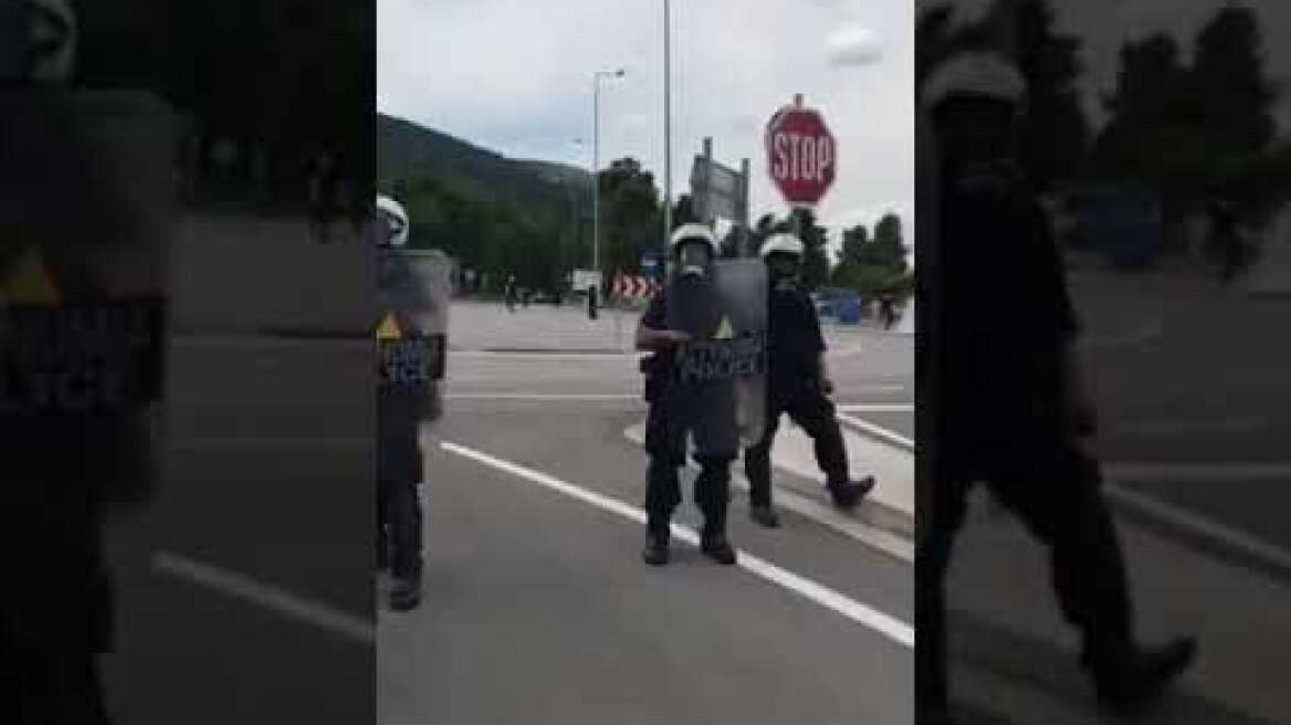 Επεισόδια στην Μαλακάσα για την δομή προσφύγων και μεταναστών