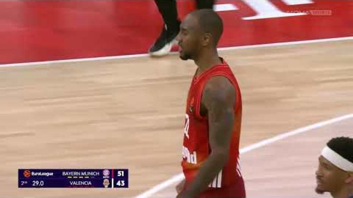 Μπάγερν Μονάχου – Βαλένθια: 93-89 (MD 24, 22/1/26)