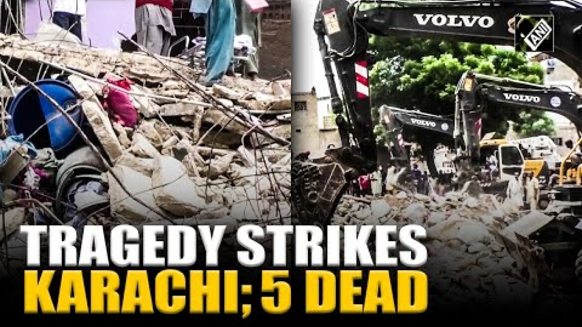 5 dead in Pakistan after multi-storey building collapsed in Karachi, search for survivors underway