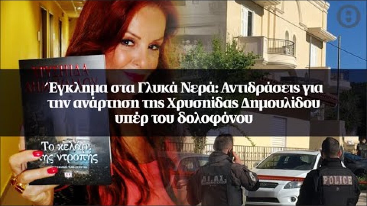 Έγκλημα στα Γλυκά Νερά: Αντιδράσεις για την ανάρτηση της Χρυσηίδας Δημουλίδου υπέρ του δολοφόνου