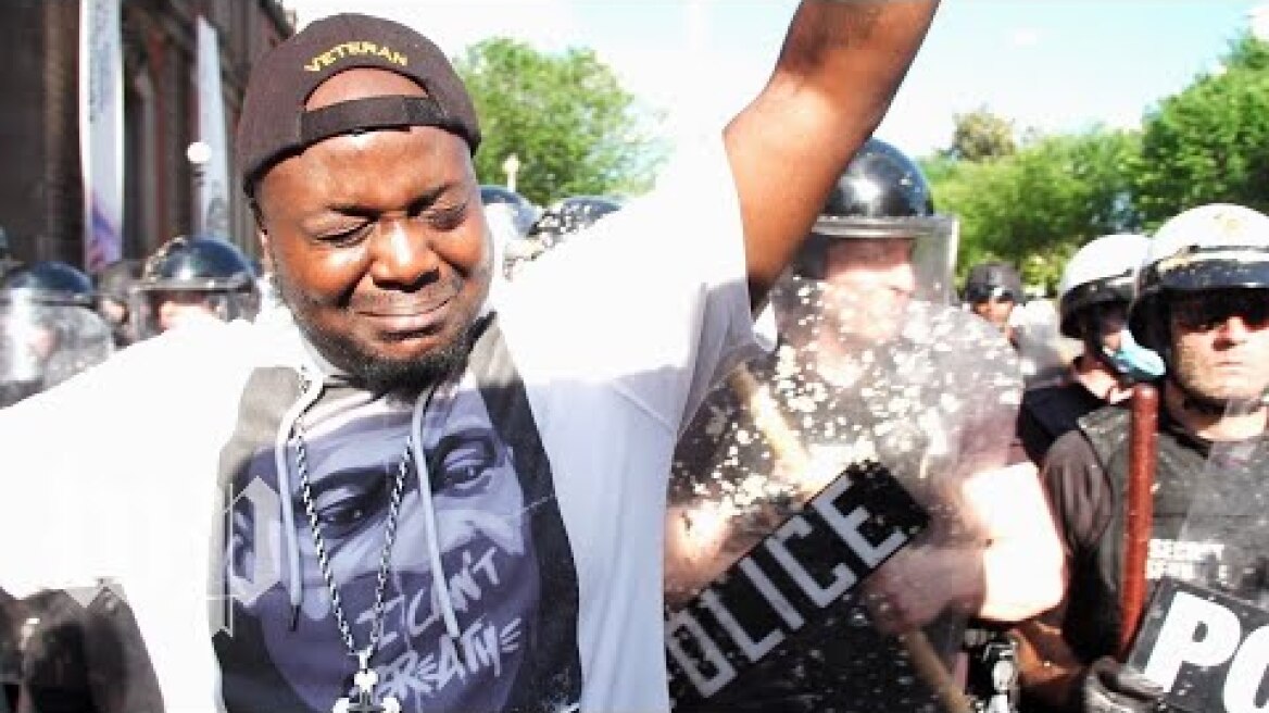 A tense standoff at the White House: Protests grip D.C. for a second night