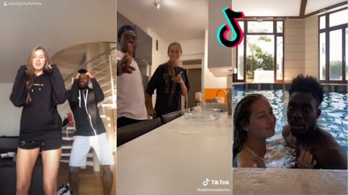 Alphonso Davies And Jordyn Huitema TikTok Compilation