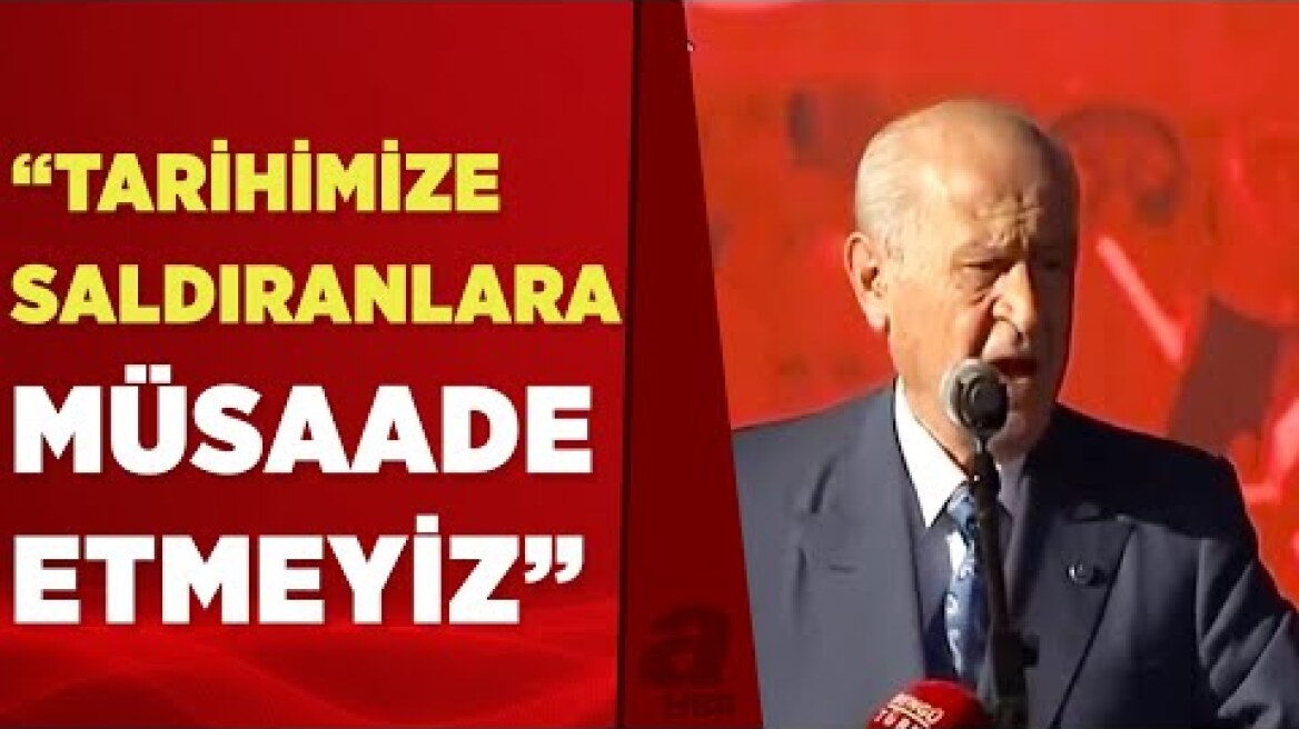 Kayseri'de MHP mitingi! Bahçeli'den önemli açıklamalar...