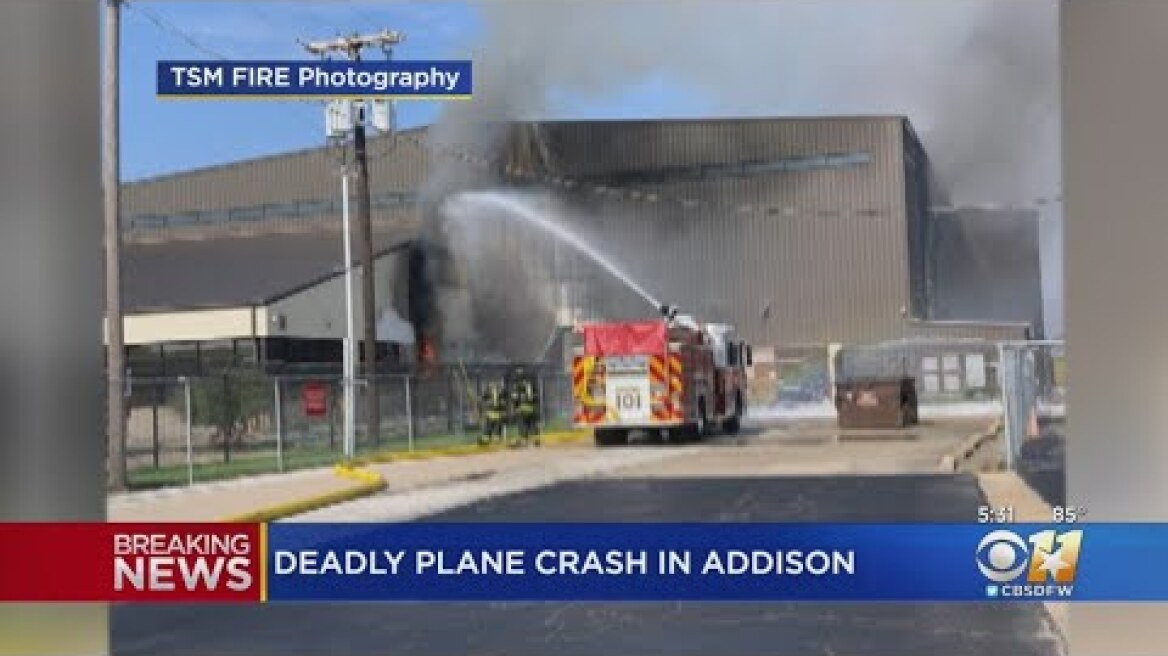 10 Dead After Plane Crash At Airport, Town Of Addison Confirms