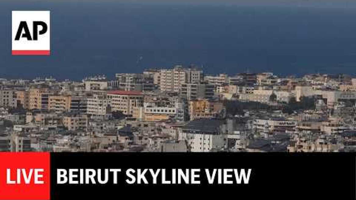 LIVE: Beirut skyline as Israel intensifies attacks on Lebanon