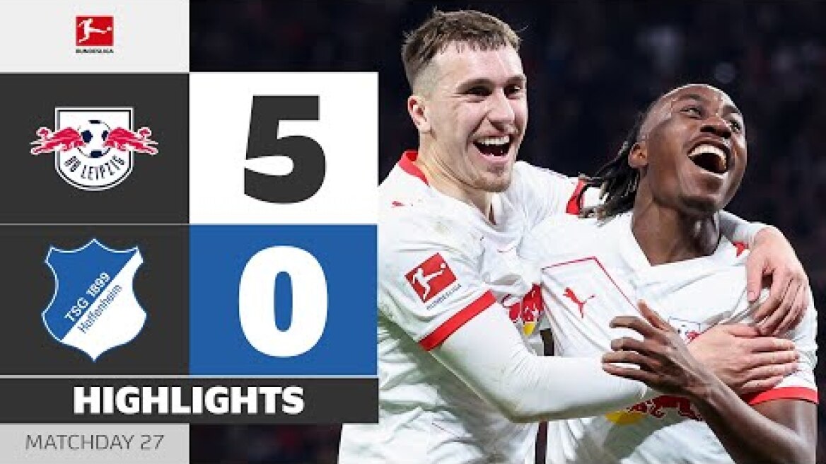 MASSIVE Win for the TOP SPOTS! | RB LEIPZIG - HOFFENHEIM | Highlights | Matchday 27 – Bundesliga