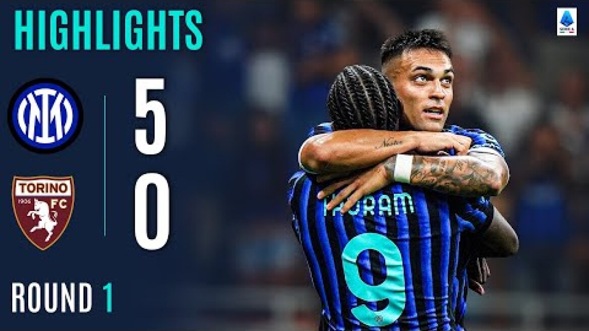 INTER-TORINO 5-0 | HIGHLIGHTS | Nerazzurri Kick Off Season in Style | Serie A 2025/26