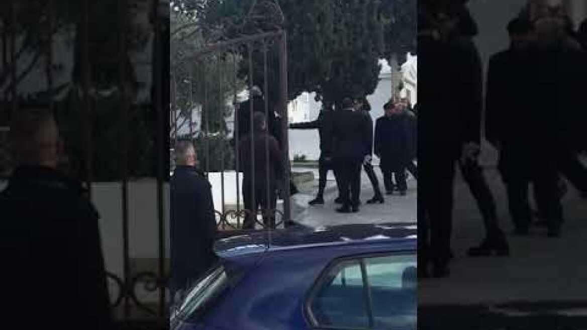 Γλυφάδα: Η Δέσποινα Καρνέση στην κηδεία