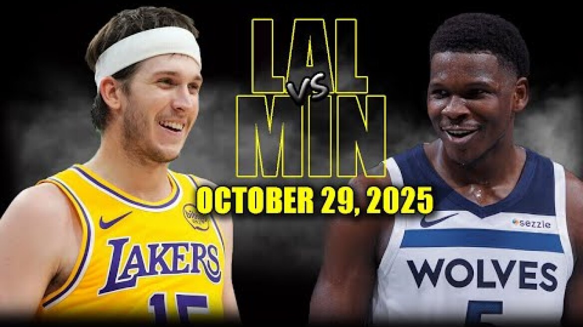 Los Angeles Lakers vs Minnesota Timberwolves Full Game Highlights - October 29, 2025 | NBA Season