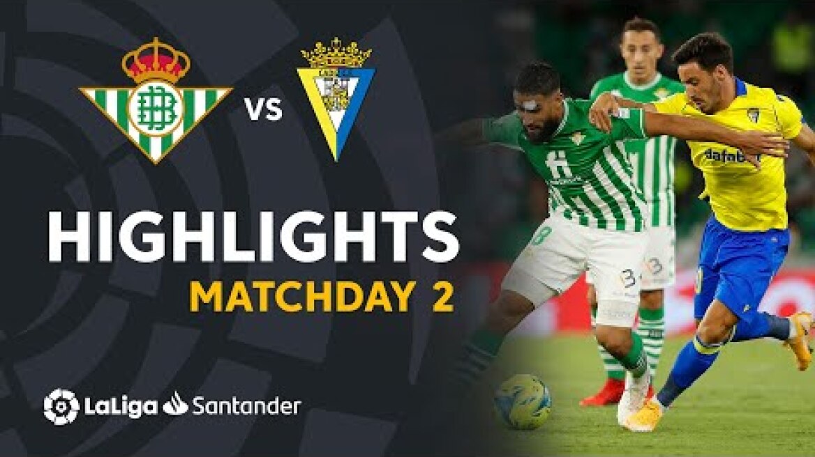 Resumen de Real Betis vs Cádiz CF (1-1)
