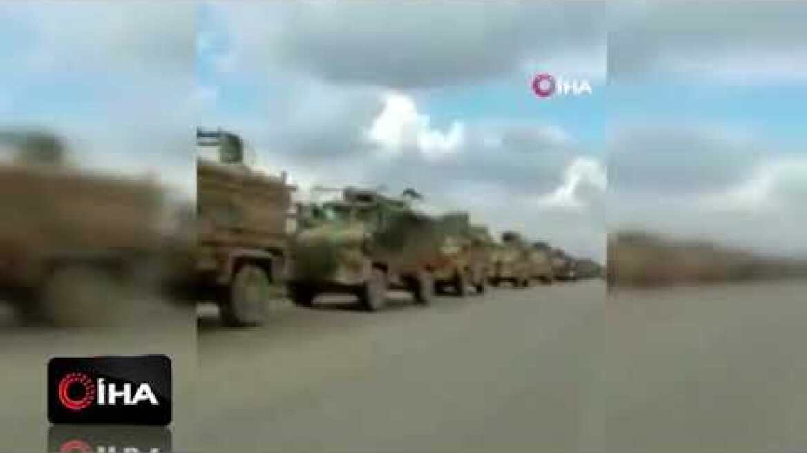 TSK konvoyu İdlib'e girdi