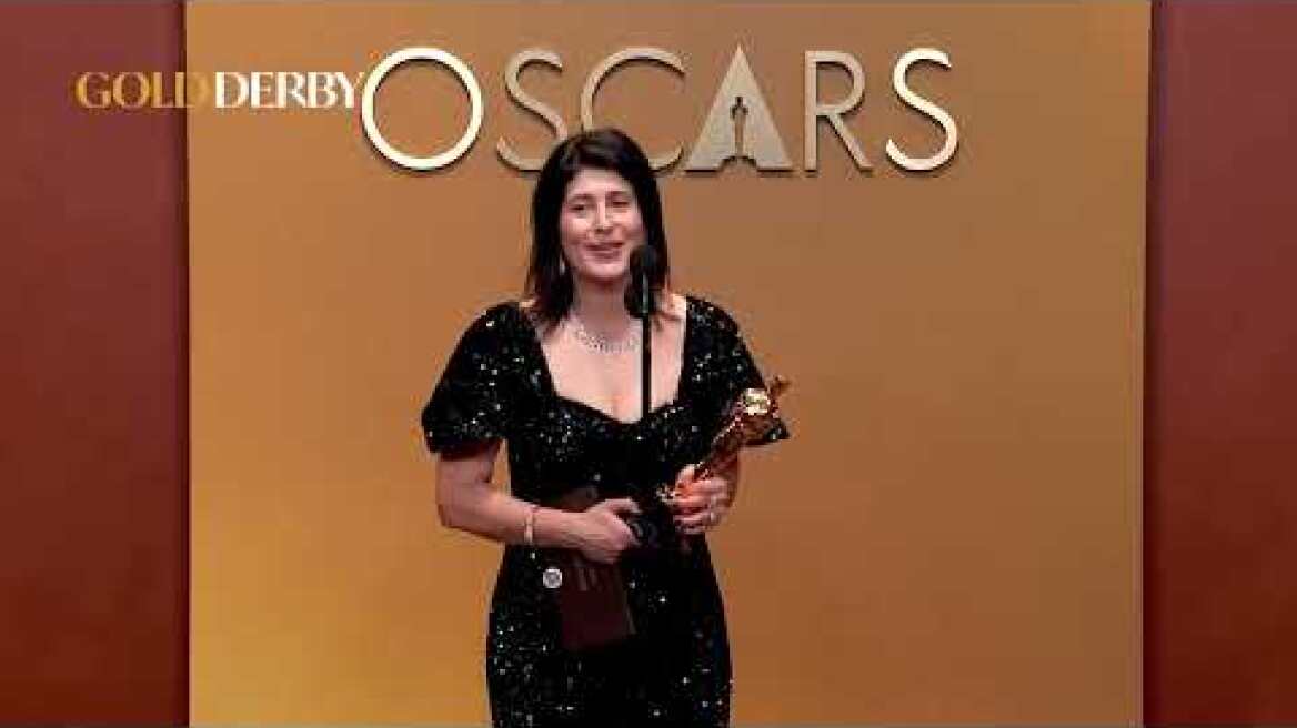 Cassandra Kulukundis (One Battle After Another) backstage Q&A after winning Casting at 2026 Oscars