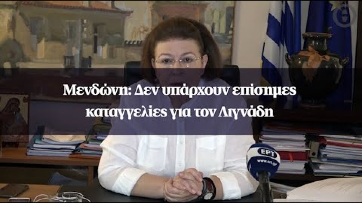 Μενδώνη: Δεν υπάρχουν επίσημες καταγγελίες για τον Λιγνάδη