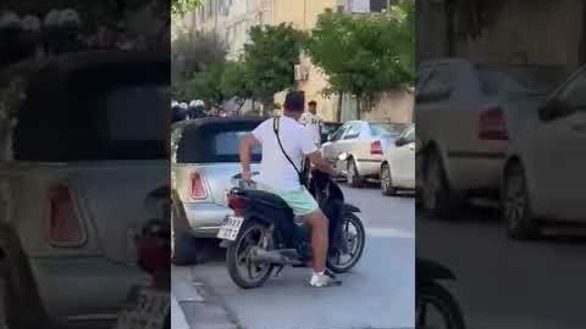 Από την επιχείρηση στα σπίτια των Ρομα. Ισχυρές αστυνομικές δυνάμεις στη περιοχή