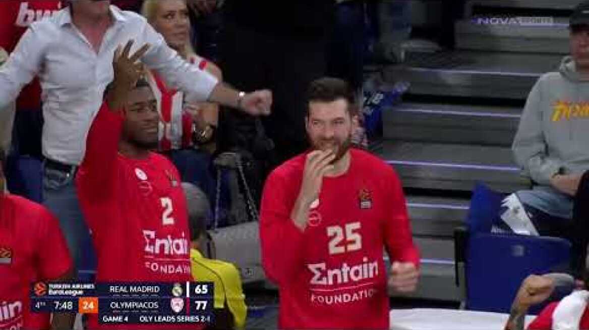 Ρεάλ Μαδρίτης-Ολυμπιακός: 84-86 (MD 4 Playoffs, 01/05/2025)