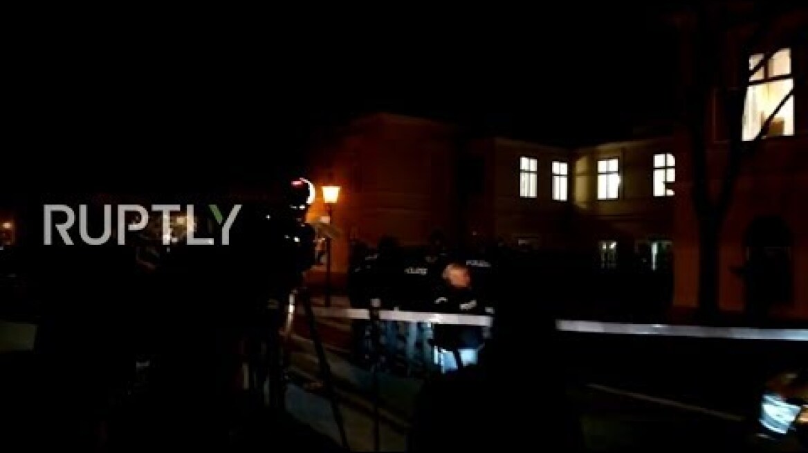 Live from Vienna amid robbery on Maria Immaculata church